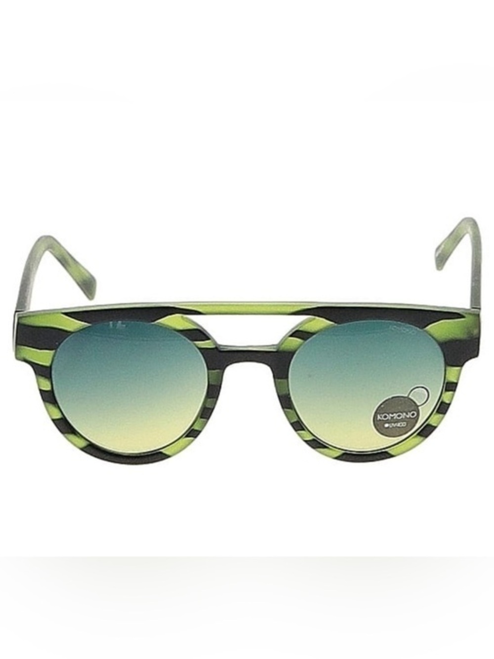 Men’s New Komono Dreyfuss Green Safari Sunglasses
